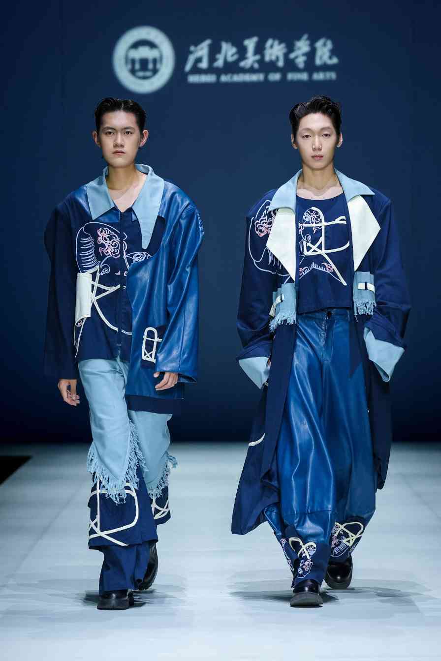 河北美术学院设计学院2025毕业设计作品亮相中国国际大学生时装周(图6)