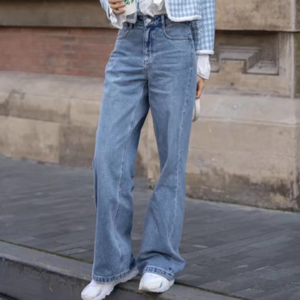 宽松牛仔裤搭配什么上衣【图文】