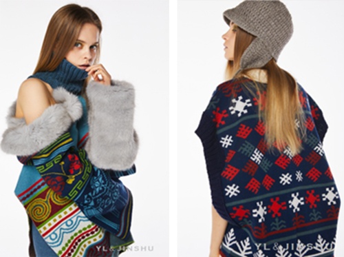 民族记忆织就时尚新生――YL&JINSHU 2025秋冬新品发布会亮相2025柯桥春季国际纺博会(图3)