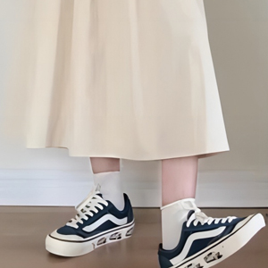 短丝搭配帆布鞋【图】清新又可爱