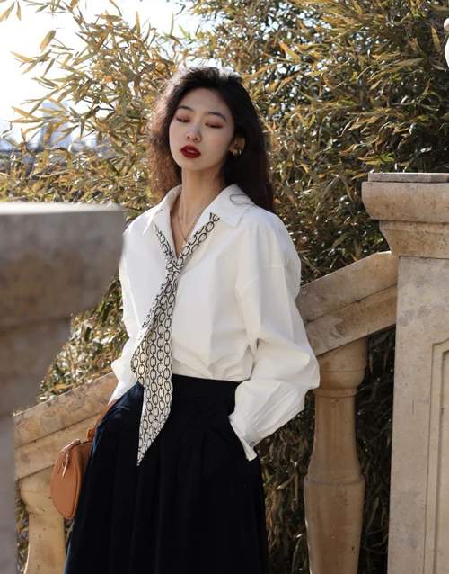 打造多样风格，穿衬衫的优雅搭配套路-美派服饰网(图3)