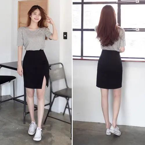 夏日一步裙搭配上衣推荐 清爽时髦的造型指南-美派服饰网(图1)