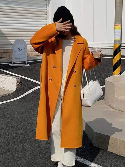 橙色大衣时尚搭配指南：经典与创意碰撞-美派服饰网(图3)