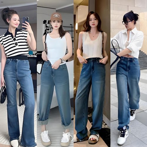 牛仔裤搭配不同上衣展现多元风格技巧-美派服饰网(图2)