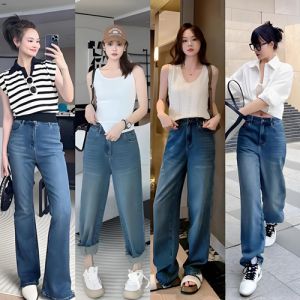 牛仔裤搭配不同上衣展现多元风格技巧-美派服饰网