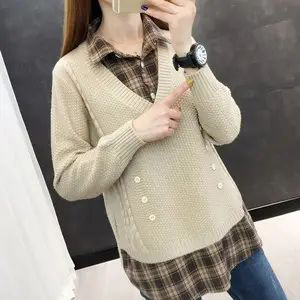 衬衫毛衣假两件搭配技巧 多层次时尚造型-美派服饰网(图2)