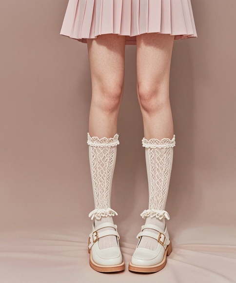 光腿神器搭配袜子指南：甜美、潮流、复古三风格推荐-美派服饰网(图1)