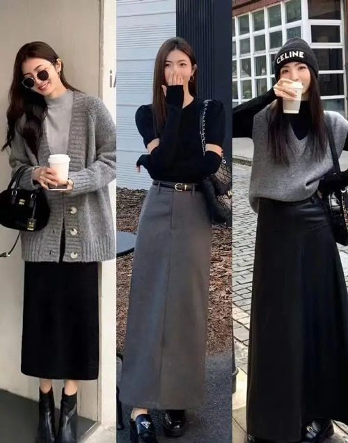 长裙搭配上衣技巧：慵懒优雅兼顾-美派服饰网(图1)