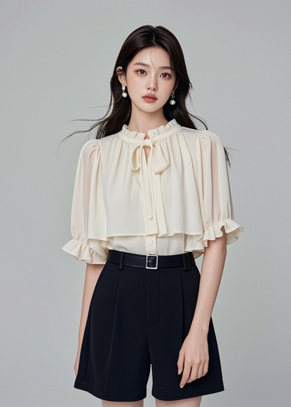 黑色短裤百搭指南 时尚达人必备搭配技巧-美派服饰网(图3)