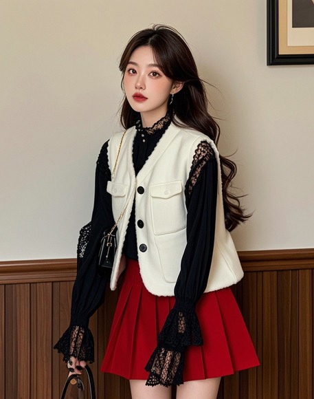 白色马甲百变搭配技巧：驾驭休闲、职场、派对风-美派服饰网(图4)