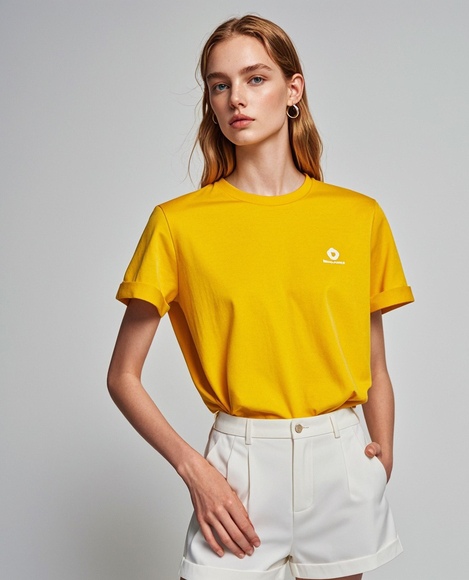 白色短裤穿搭指南：T恤七种配色解析-美派服饰网(图3)