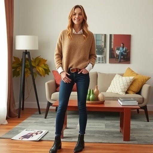 米白色针织衫搭配技巧，三种风格轻松驾驭-美派服饰网(图3)