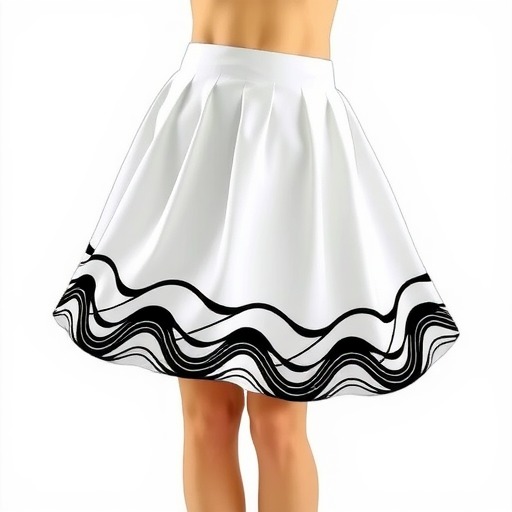 白底黑色波点半身裙的穿搭灵感与风格解析-美派服饰网(图3)