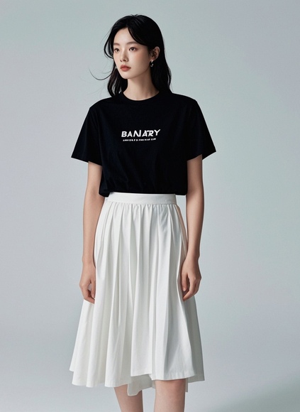 黑色T恤多场景穿搭指南：经典单品灵活搭配技巧-美派服饰网(图4)