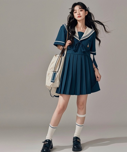 学院风鞋子搭配技巧：日常穿搭打造甜美休闲风-美派服饰网(图4)