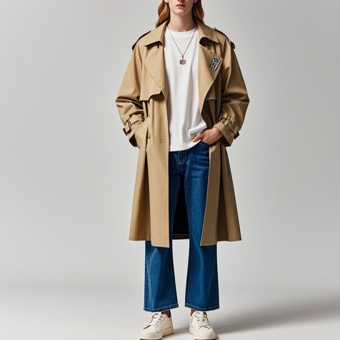 女士风衣三种经典搭配方式 风格百变显气质-美派服饰网(图1)