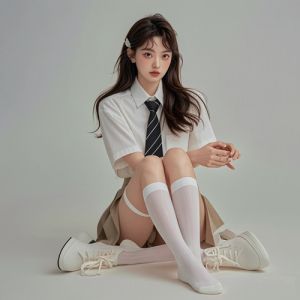 白色丝袜长腿袜百变搭配指南-美派服饰网