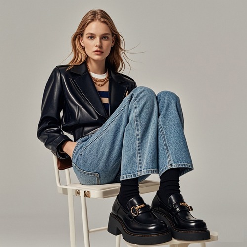 英伦风小皮鞋搭配技巧：3种风格轻松驾驭不同场合-美派服饰网(图1)