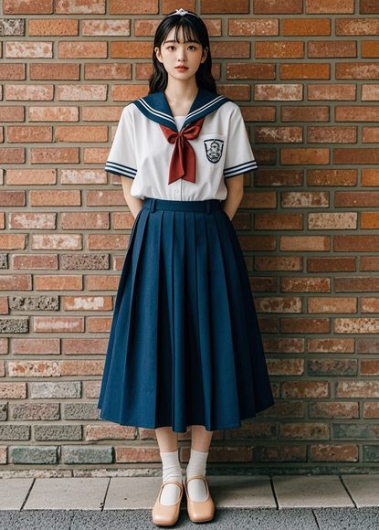 学院风裙子搭配指南：如何选鞋展青春魅力-美派服饰网(图4)