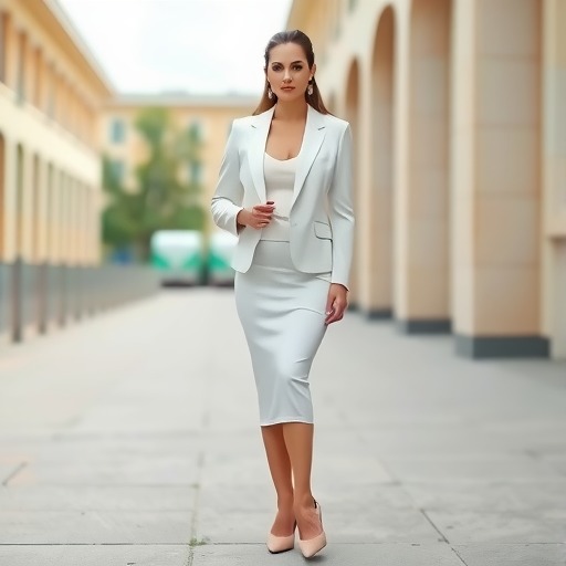 米白色高跟鞋搭配指南：提升风格与优雅的完美选择-美派服饰网(图2)