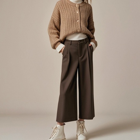 九分裤与马丁靴的潮流搭配指南：打造多样风格-美派服饰网(图4)