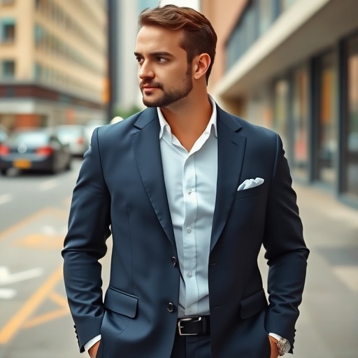 无内衣西服穿搭新思路 舒适与个性的双重魅力-美派服饰网(图2)