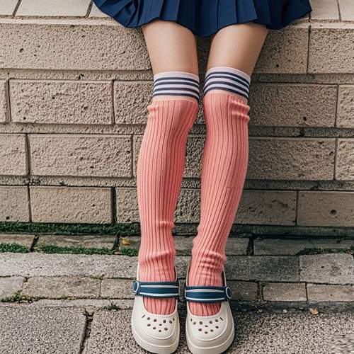 洞洞鞋搭配指南：如何与裙装长裤短裤长筒袜完美融合-美派服饰网(图4)