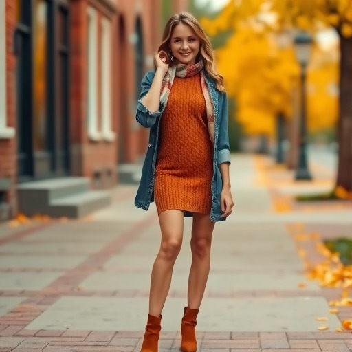 polo领针织连衣裙搭配指南：休闲时尚魅力全展现-美派服饰网(图3)