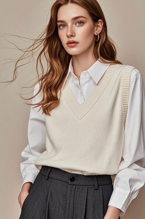 白衬衣搭配技巧：打造经典优雅正式造型的五大方案-美派服饰网(图5)