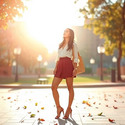 长袖短裙搭配技巧：优雅休闲风格全攻略-美派服饰网(图4)