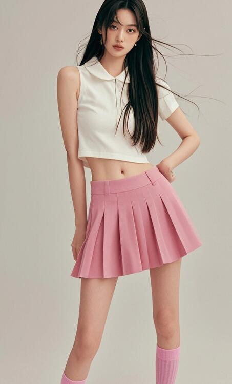 粉色袜子搭配技巧：甜美活力造型全攻略-美派服饰网(图2)