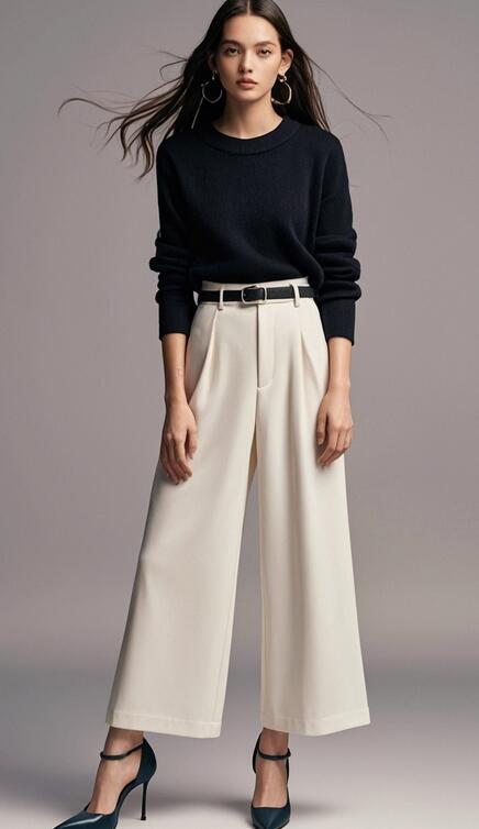 高跟鞋搭配裤子的优雅迷人秘诀-美派服饰网(图3)