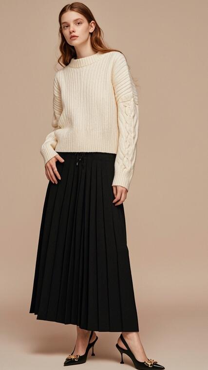 尖头细跟高跟鞋多场景穿搭指南：优雅与时尚的完美平衡-美派服饰网(图3)