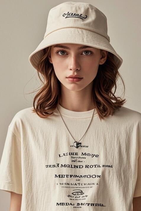 米白色帽子春夏穿搭指南：多风格搭配推荐-美派服饰网(图3)