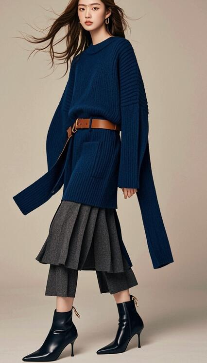 尖头细跟高跟鞋多场景穿搭指南：优雅与时尚的完美平衡-美派服饰网(图5)