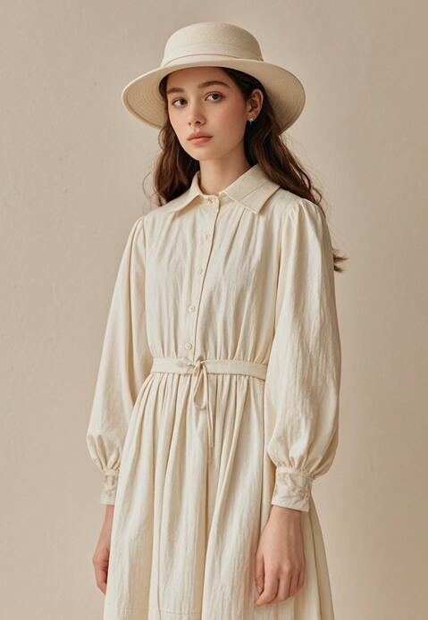 米白色帽子春夏穿搭指南：多风格搭配推荐-美派服饰网(图5)