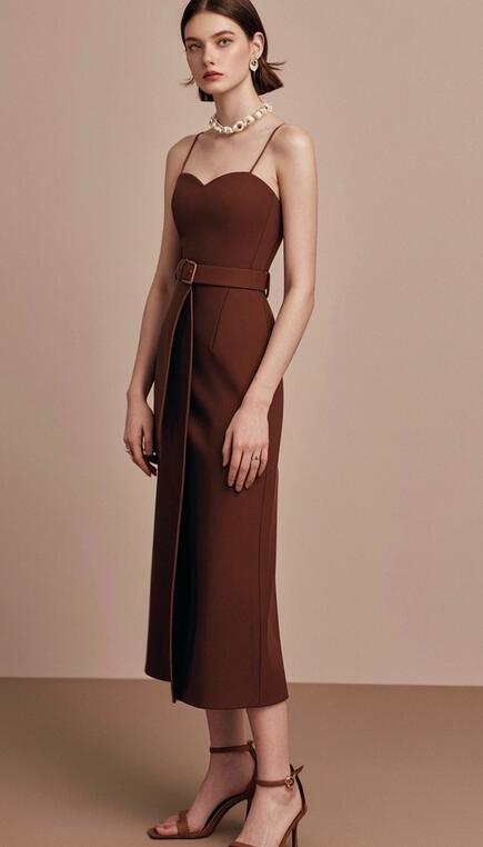 高跟鞋搭配裙装技巧：优雅气质与身材比例提升-美派服饰网(图1)