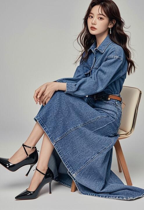 高跟鞋搭配裙装技巧：优雅气质与身材比例提升-美派服饰网(图6)