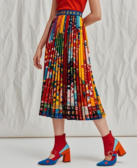 百褶裙搭配高跟鞋的三种场景风格解析-美派服饰网(图4)