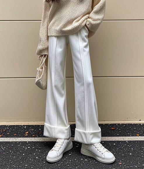 白色板鞋百搭技巧：四款经典造型轻松驾驭-美派服饰网(图4)