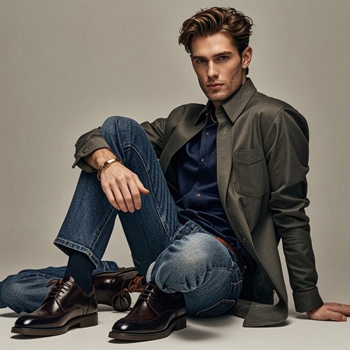 皮鞋搭配穿搭技巧：经典场合造型的关键-美派服饰网(图3)