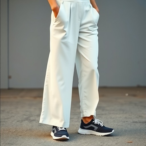 白色阔腿裤时髦鞋款搭配：五种风格解析-美派服饰网(图3)