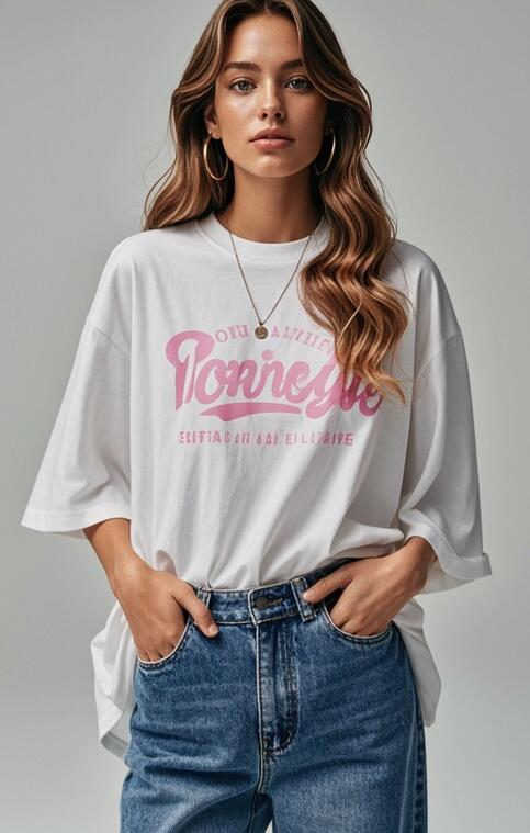 长款T恤搭配指南：多风格下装穿搭技巧-美派服饰网(图1)