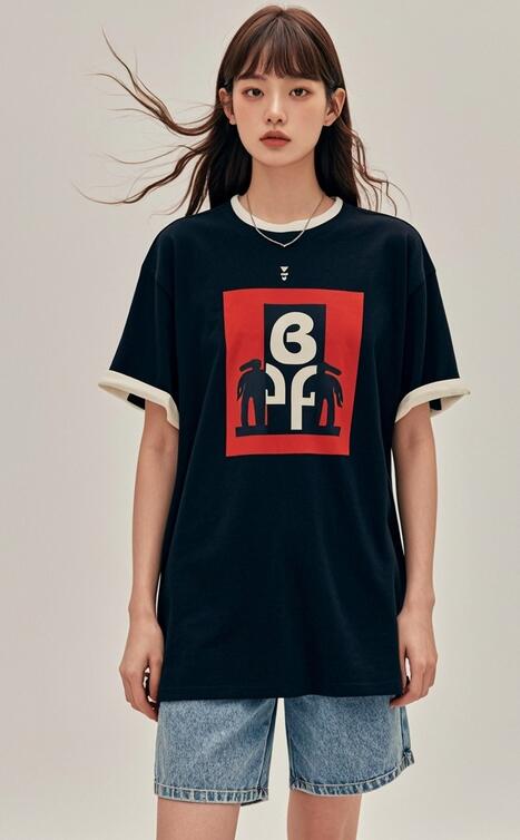 长款T恤搭配指南：多风格下装穿搭技巧-美派服饰网(图2)