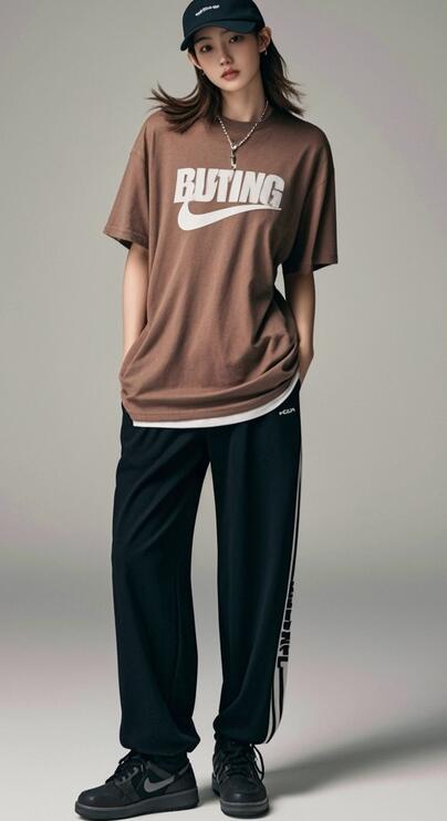 长款T恤搭配指南：多风格下装穿搭技巧-美派服饰网(图6)