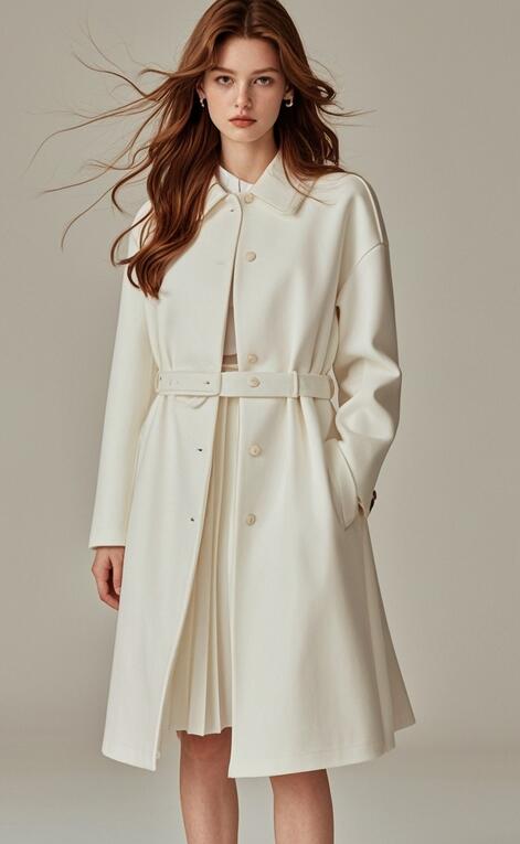 白色长袖裙子怎么搭配【图文】(图6)