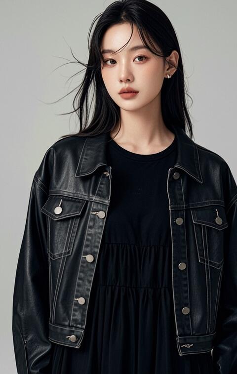 纯黑连衣裙搭配【图文】(图3)