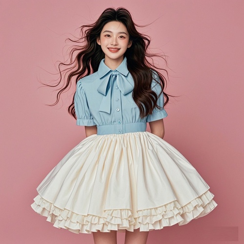 蓬蓬裙配什么上衣好看【图片】(图3)