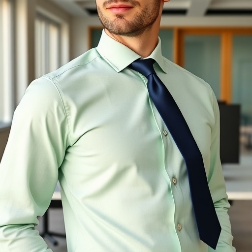 绿衬衫搭配领带【图】(图3)