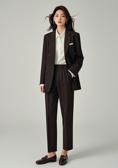 成套型职业装的穿搭套路【图】穿搭不再愁(图4)